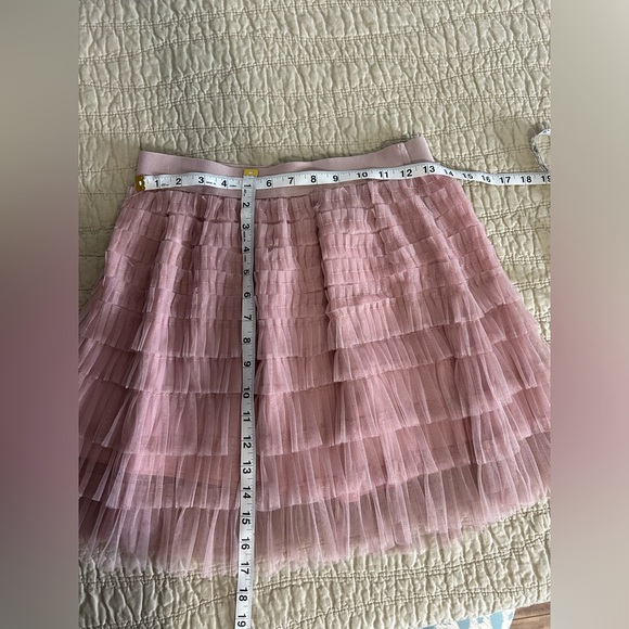Very J Skort Pink Ruffle Lace Miniskirt Skort NWT Size Medium - Picture 9 of 9